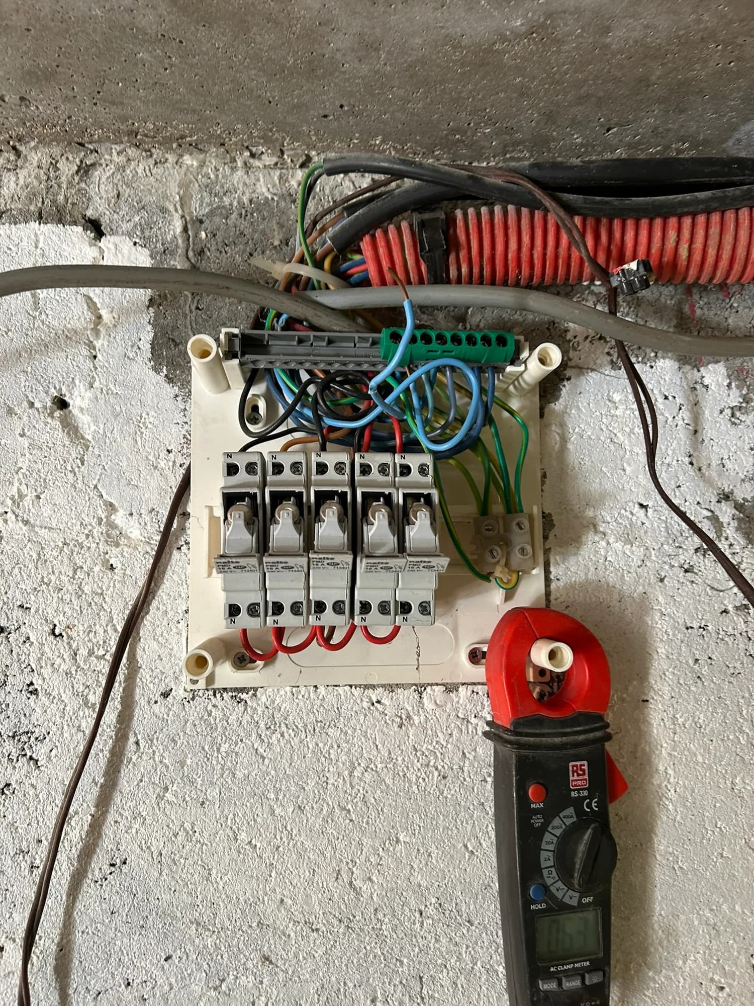 Ancien tableau avant intervention